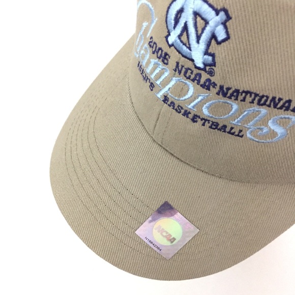 Vtg North Carolina National Champions 2005 Hat Tar Heels UNC Basketball Dad Cap - Picture 3 of 10